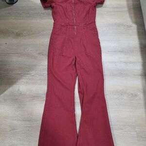 Women's Red Jumpsuit